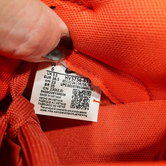 Nike Dunk Low SE Womens 6 Shoes Picante Red Dragon Valley Of Fire Sneakers NEW - Picture 10 of 11